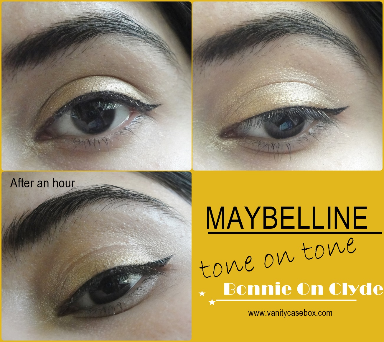 Maybelline tone on tone eyeshadow how to use