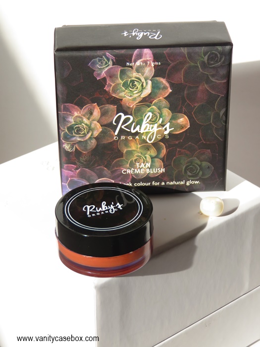 Ruby's Organics tan cream blush review