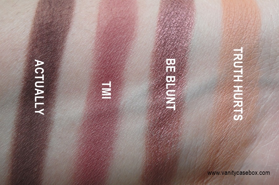 eyeshadow review swatches