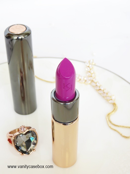 Kiko Milano gossamer creamy lipstick 125 Cylamen review