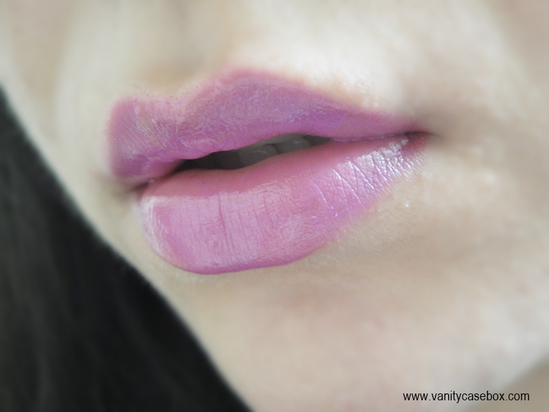 Kiko Milano smart fusion lipstick 424, Peony Violet swatches