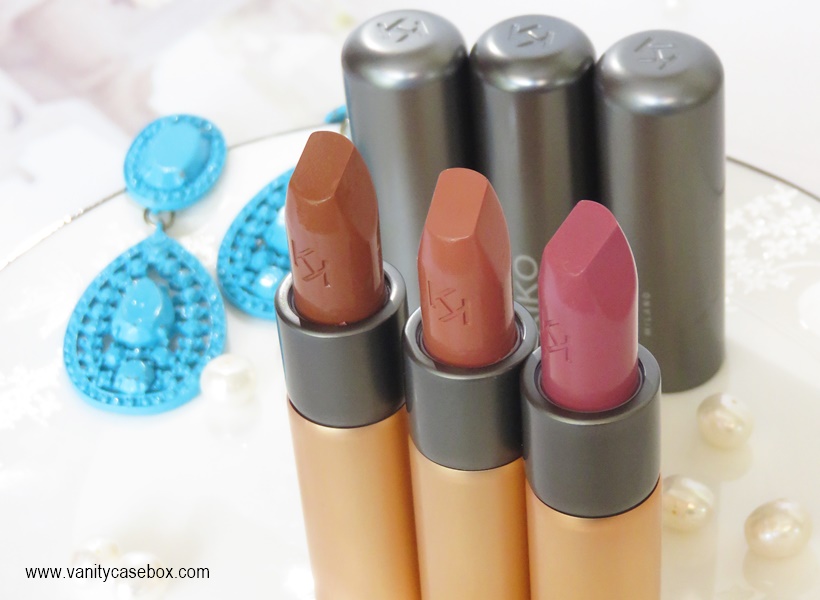 Kiko Milano Velvet Passion Lipsticks 301 302 Review
