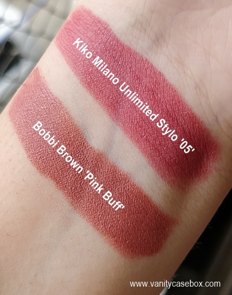 brown lipstick swatches NC30