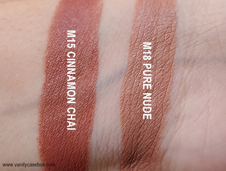 Iba Halal nude collection matte lipsticks Pure nude swatches