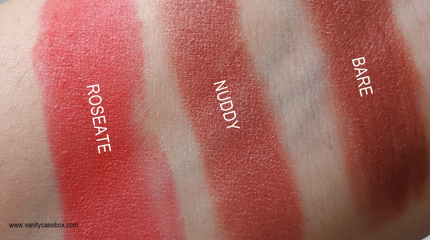 ruby's organics lipsticks swatches blog
