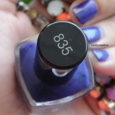 Inglot Nail Enamel 835 – A B’ful Purple Shade!