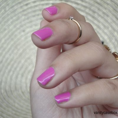 NOTD: Lotus Herbals Color Dew Nail Enamel “Strawberry Idea”